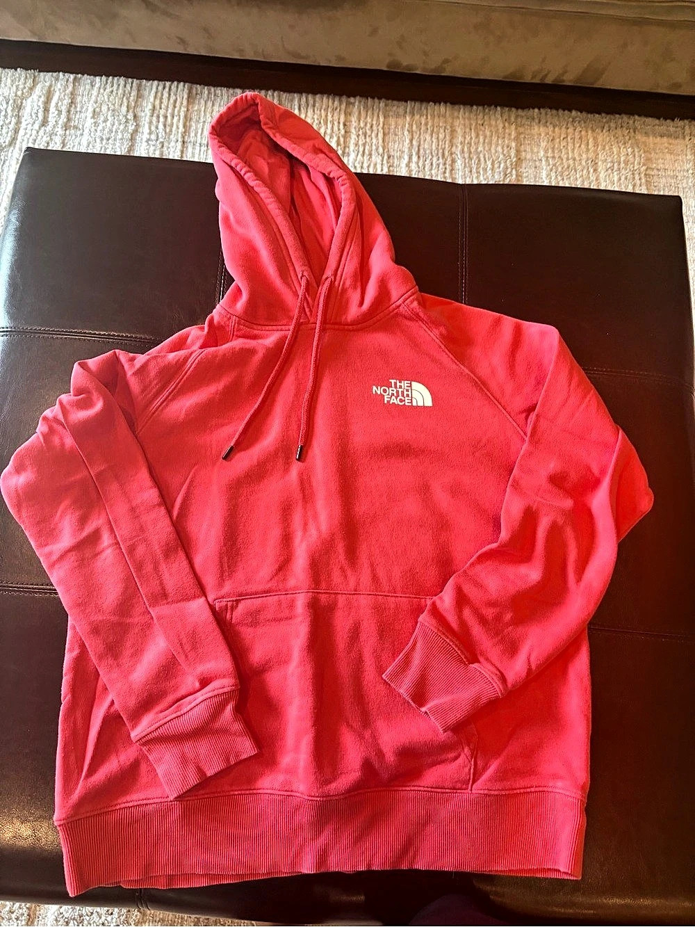 The North Face Logo Hoodie Women's Medium pink